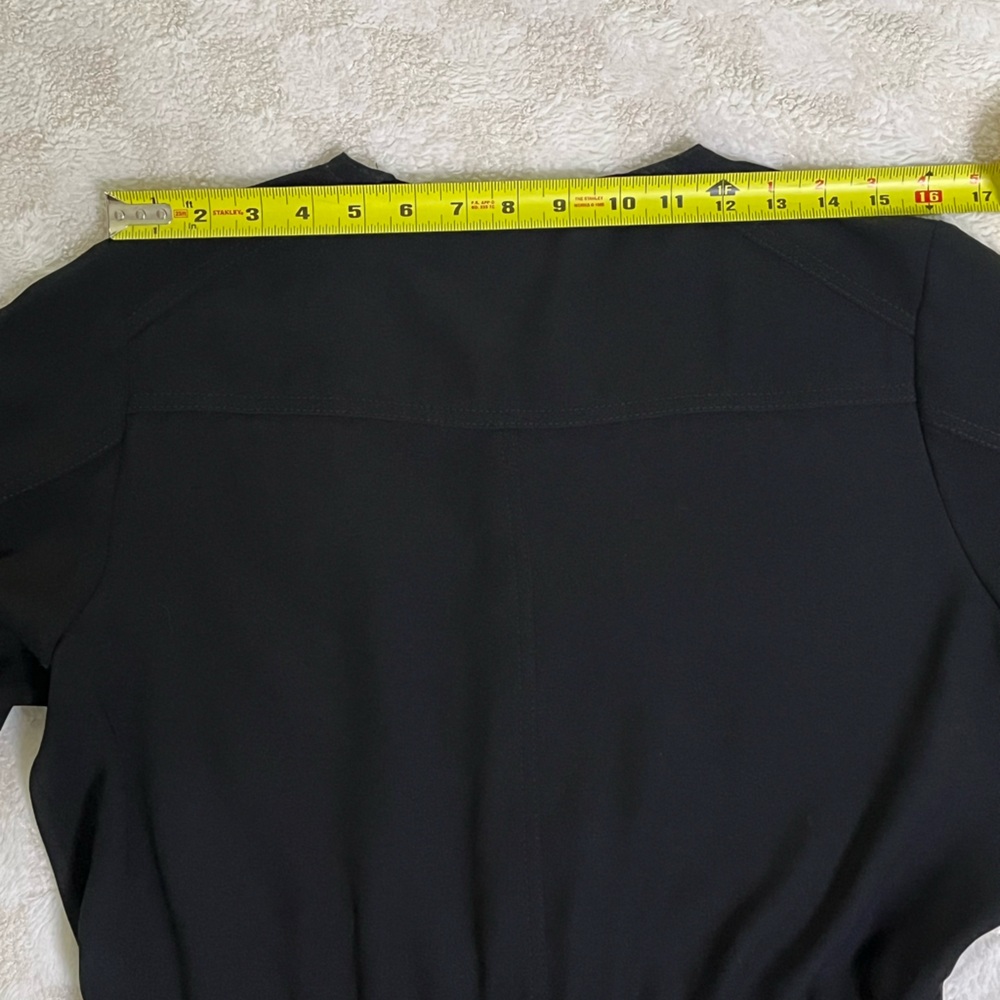 Women’s MICHAEL MICHAEL KORS Cady Utility Jumpsuit in Black • Large - Picture 10 of 16